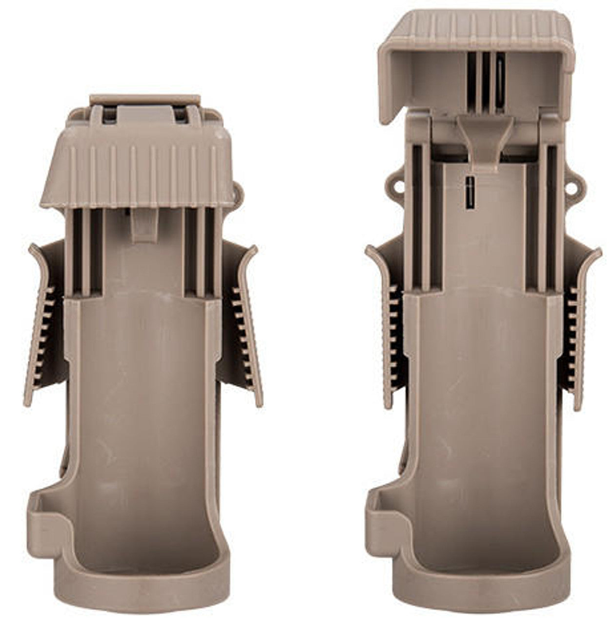 UK Arms QR Flash Bang Holster: MOLLE-Compatible Quick Release Design in DE Color