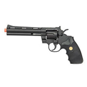 UK Arms Spring-Powered Black Airsoft Revolver – Side View