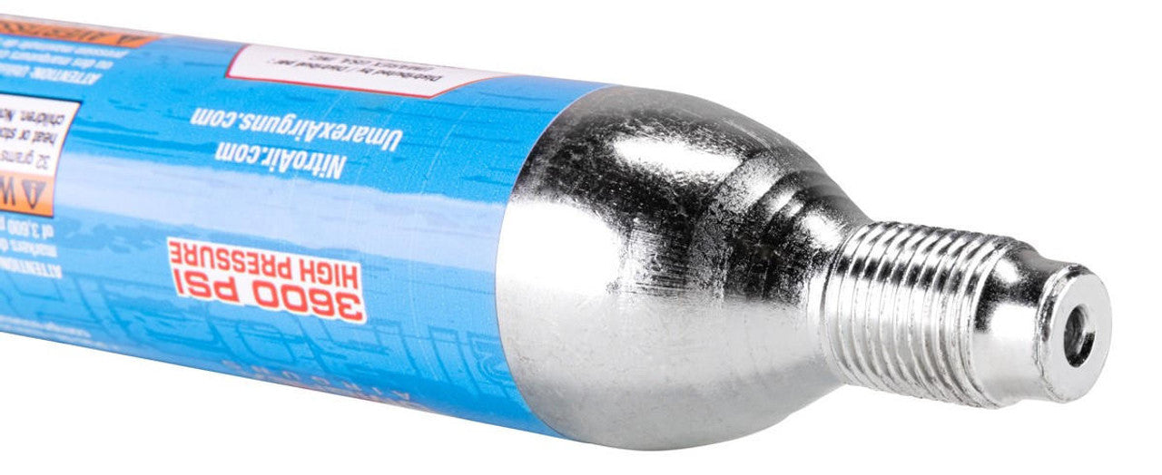 Umarex NitroAir N2 Cartridges (2 Pack) – UX-2211382 | High-Pressure 32 g Nitrogen Power for N2 Airguns