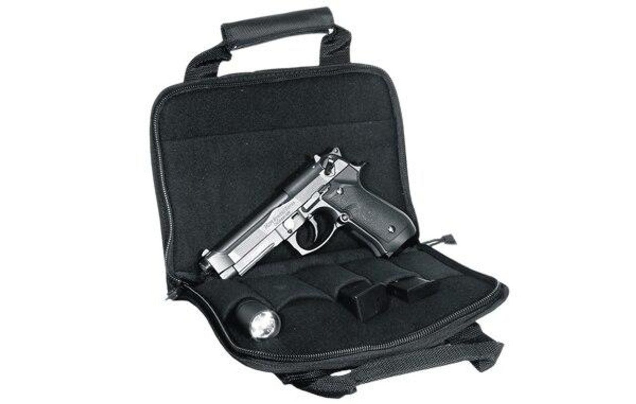 UTG Deluxe Single Pistol Carry Case Black - Full View