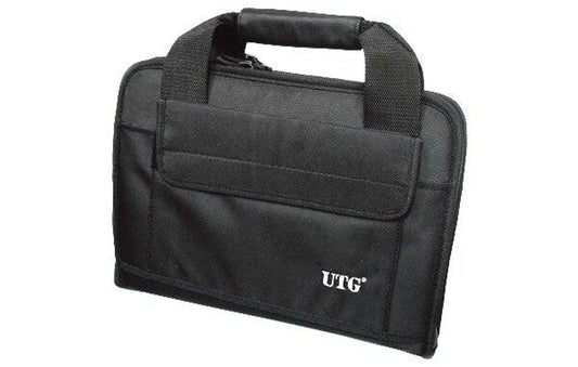 UTG Deluxe Single Pistol Carry Case Black - Front View