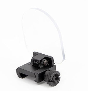 Valken flip-up lens sight protector black right-angle view 
