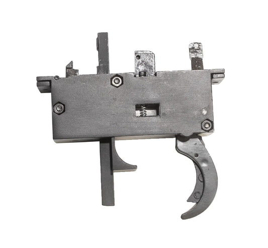 Well MB01 Upgraded Metal Trigger Box and Assembly left side view