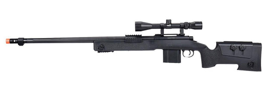 WellFire MB4416 M40A3 Bolt Action Airsoft Sniper Rifle with Scope