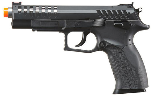 Win Gun Airsoft CO2 Non Blowback Airsoft Pistol w/ Metal Slide, Black